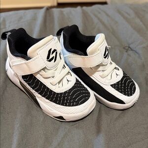 Jordan Luka 1 "White/Black/Volt" Toddler Kids' Basketball Shoe